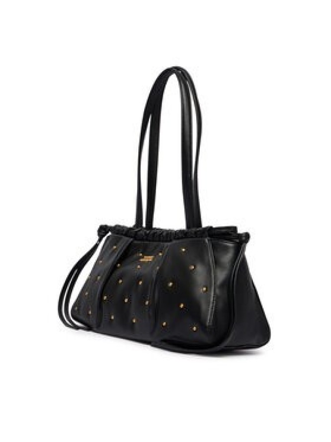 Tommy Hilfiger Torebka Soft Leather Shoulder Bag Studs AW0AW19338 Czarny