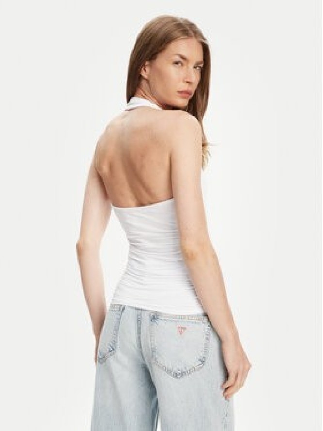 Guess Top W5YP28 KACM2 Biały Regular Fit