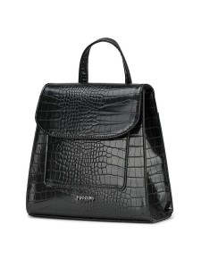 Puccini Plecak "Timeless" w kolorze czarnym - 23 x 22 x 11 cm rozmiar: onesize