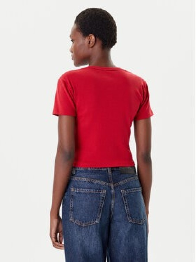 HUGO T-Shirt Delanor 50512000 Czerwony Slim Fit