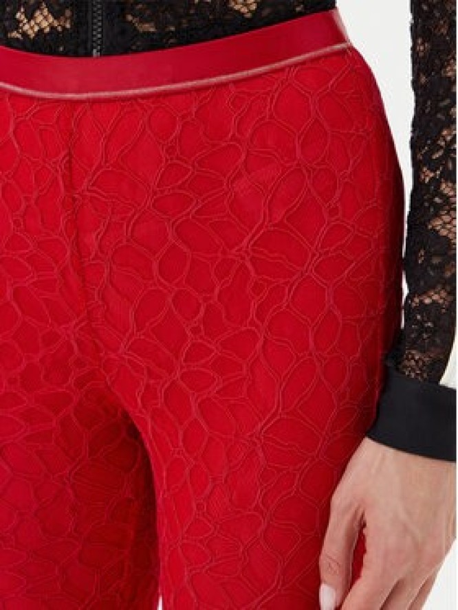PINKO Spodnie materiałowe 105226 A2M5 Czerwony Slim Fit