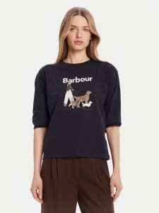 Barbour Bluzka Woodhouse LTS0686NY73 Granatowy Regular Fit