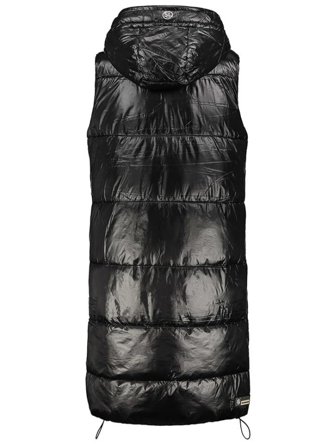 Sublevel Kamizelka pikowana w kolorze czarnym rozmiar: M