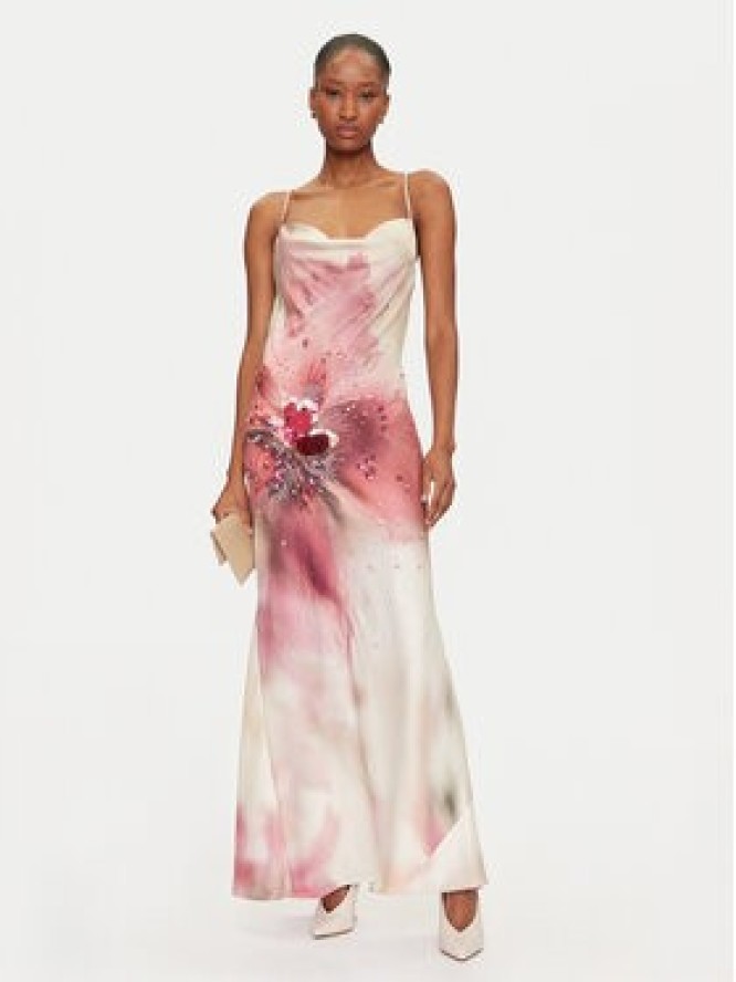 Marciano Guess Sukienka wieczorowa 5GGK57 7099Z Beżowy Regular Fit