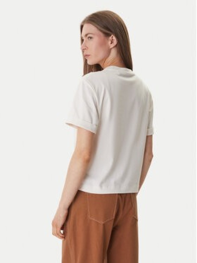 Guess T-Shirt GUESS x NORTH SAILS W6GI03 K2657 Écru Relaxed Fit