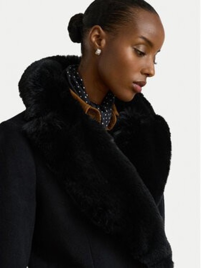 LAUREN RALPH LAUREN Płaszcz wełniany 297P23450002 Brązowy jasny Oversize