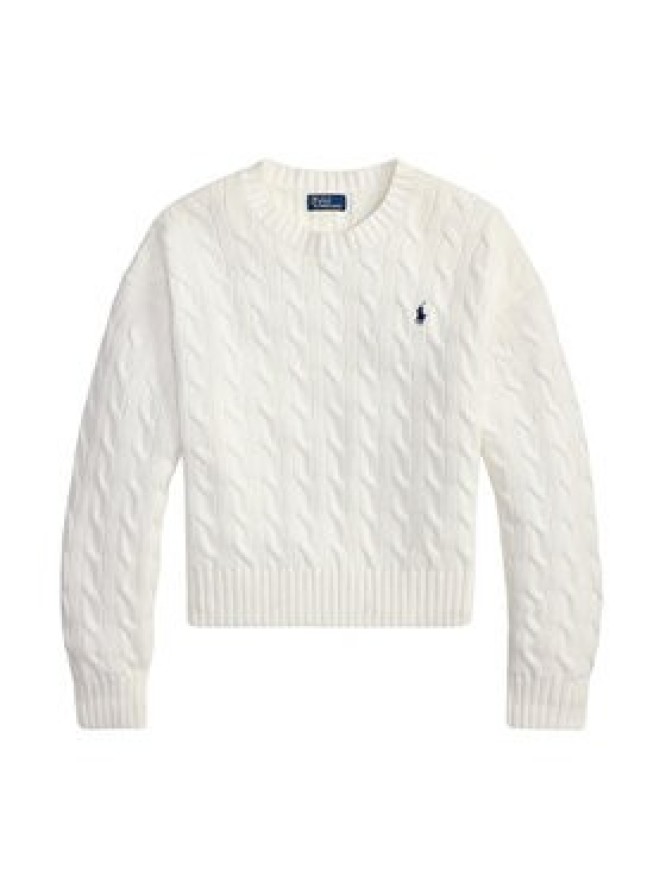 Polo Ralph Lauren Sweter 211A96245003 Biały Relaxed Fit