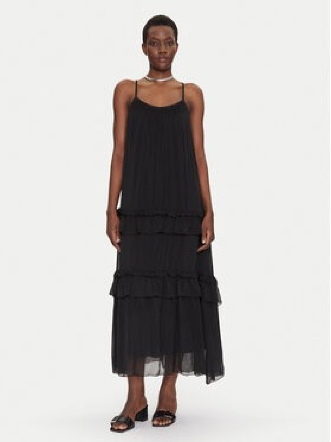 Dixie Sukienka letnia A207W018A Czarny Regular Fit