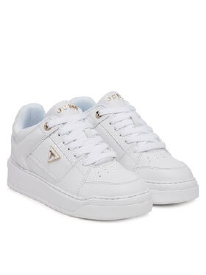 Guess Sneakersy FLTDEL ELE12 Biały