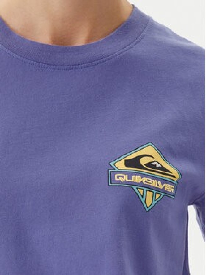 Quiksilver T-Shirt EQWZT03181 Fioletowy Relaxed Fit