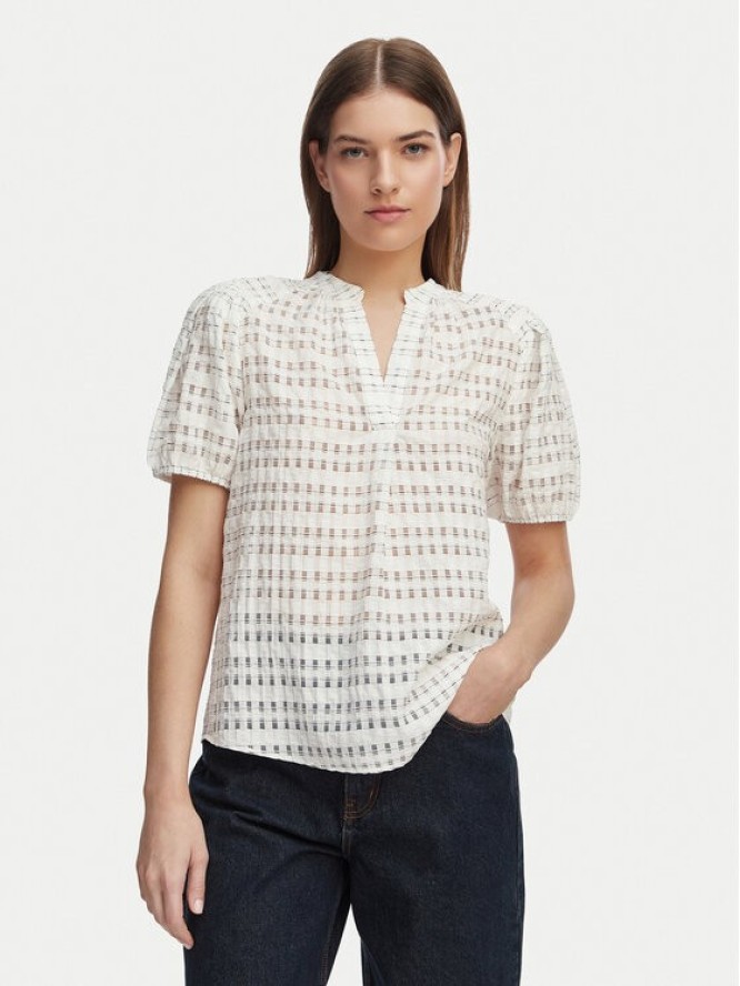 French Connection Bluzka 729F9 Biały Regular Fit