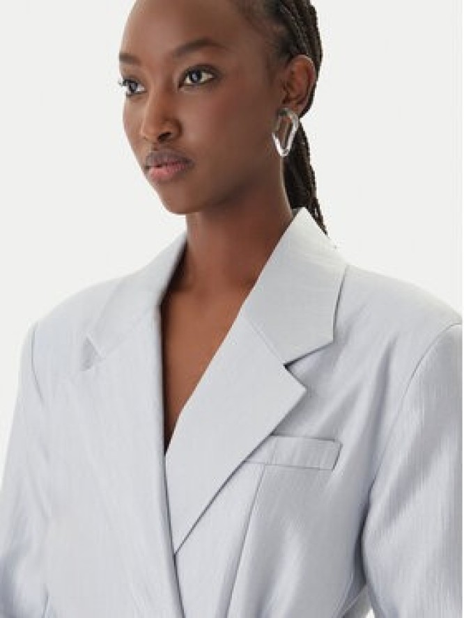 Eleh Marynarka SS260402 Błękitny Relaxed Fit