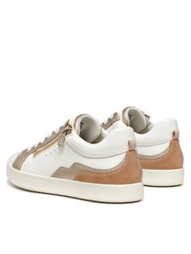 Geox Sneakersy D Blomiee D466HJ 05422 C1R8Z Biały