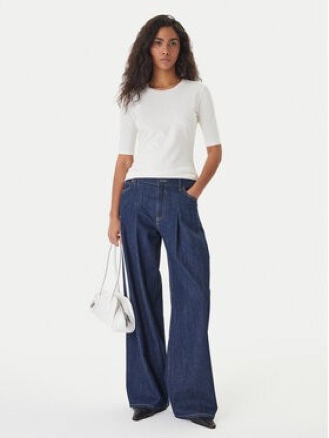 HUGO T-Shirt Darnelia 50515019 Écru Slim Fit