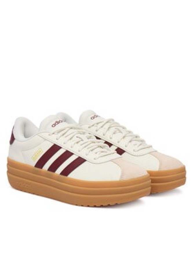 adidas Sneakersy Vl Court Bold Shoes JQ5642 Beżowy jasny