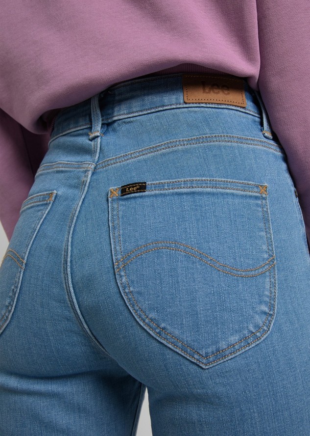 LEE SCARLETT HIGH DAMSKIE SPODNIE JEANSOWE LIGHT LITA L626OPVM 112145309