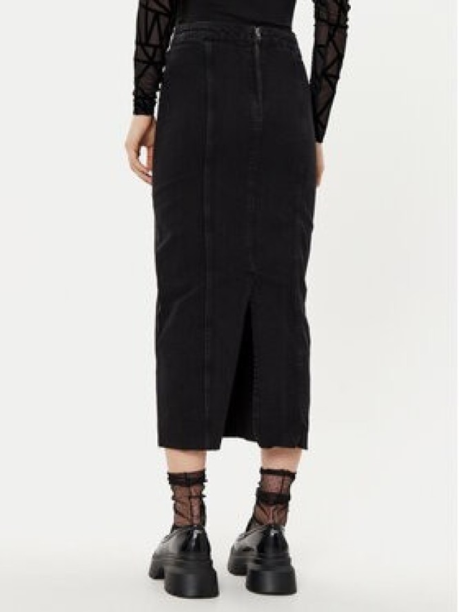 Vero Moda Spódnica jeansowa Medusa 10321775 Czarny Regular Fit