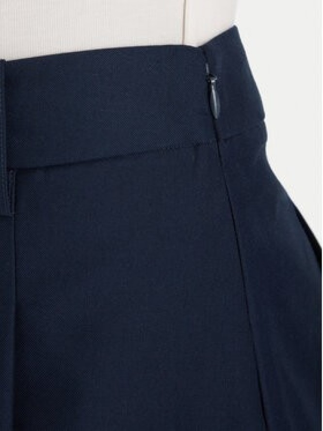 Tommy Jeans Spódnica trapezowa Varsity Pleated DW0DW22758 Granatowy Regular Fit