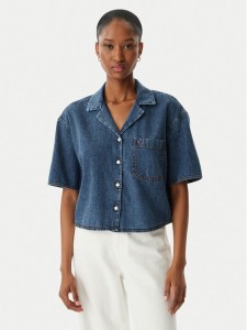 Tommy Jeans Koszula jeansowa DW0DW22216 Niebieski Relaxed Fit