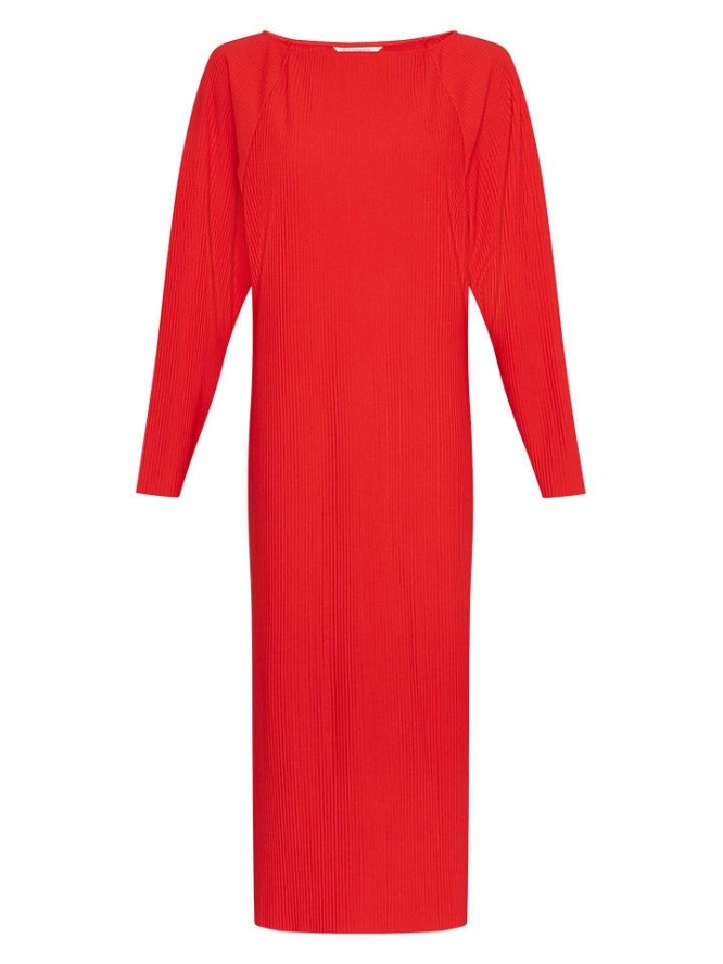 MOSS COPENHAGEN Sukienka w kolorze czerwonym rozmiar: XS/S