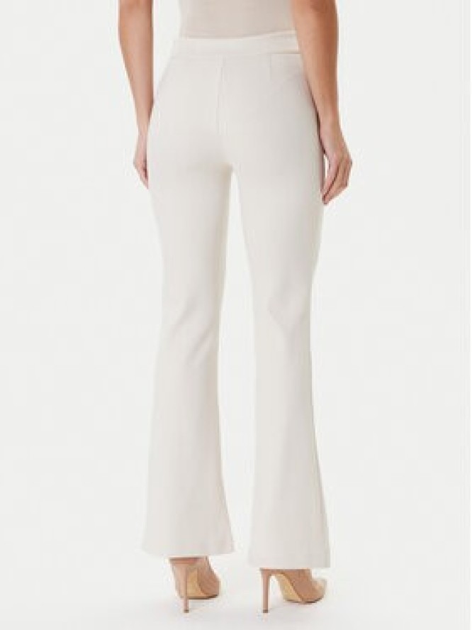 Guess Spodnie materiałowe W5YB0I KCMU2 Écru Regular Fit