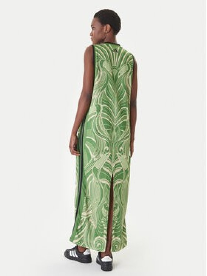 adidas Sukienka codzienna Farm Rio Premium KD4620 Zielony Slim Fit