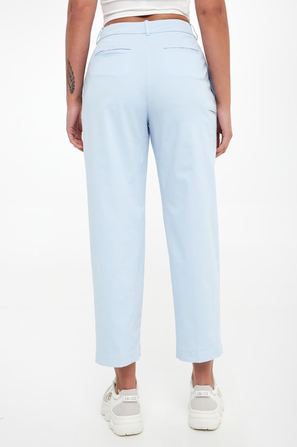 Spodnie damskie z zakładkami PESERICO