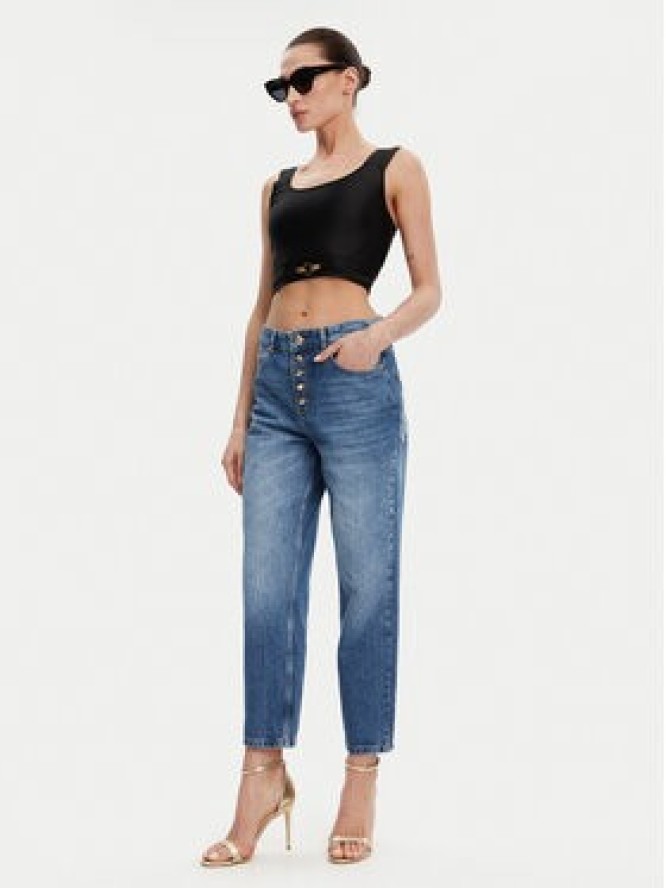Just Cavalli Jeansy 78PAB5B5 Niebieski Wide Leg