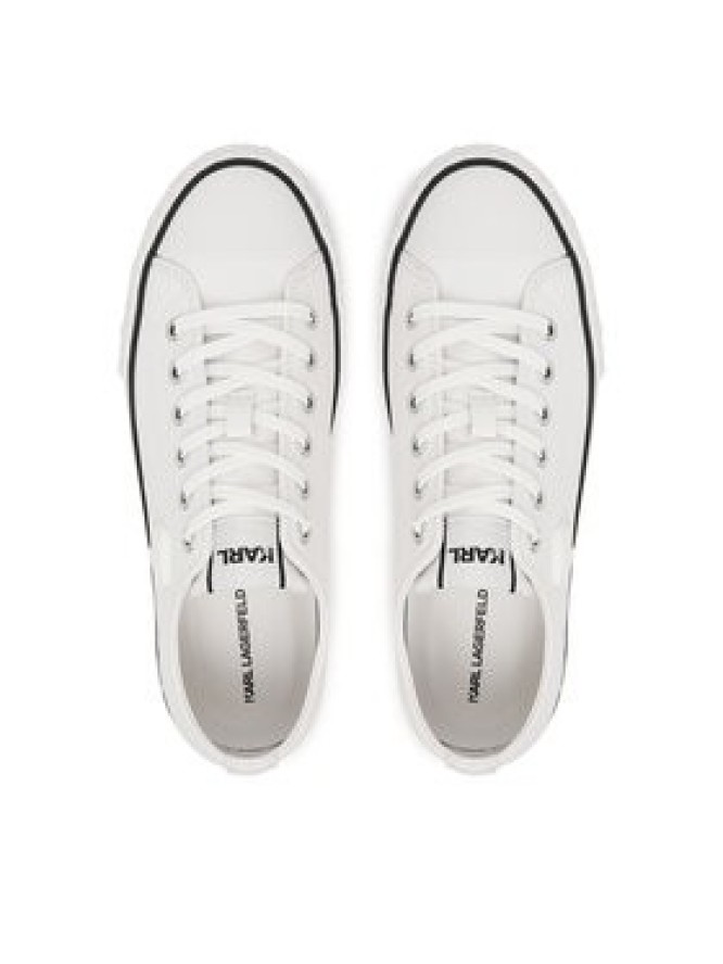 KARL LAGERFELD Trampki Kampus Max KL60426 Biały