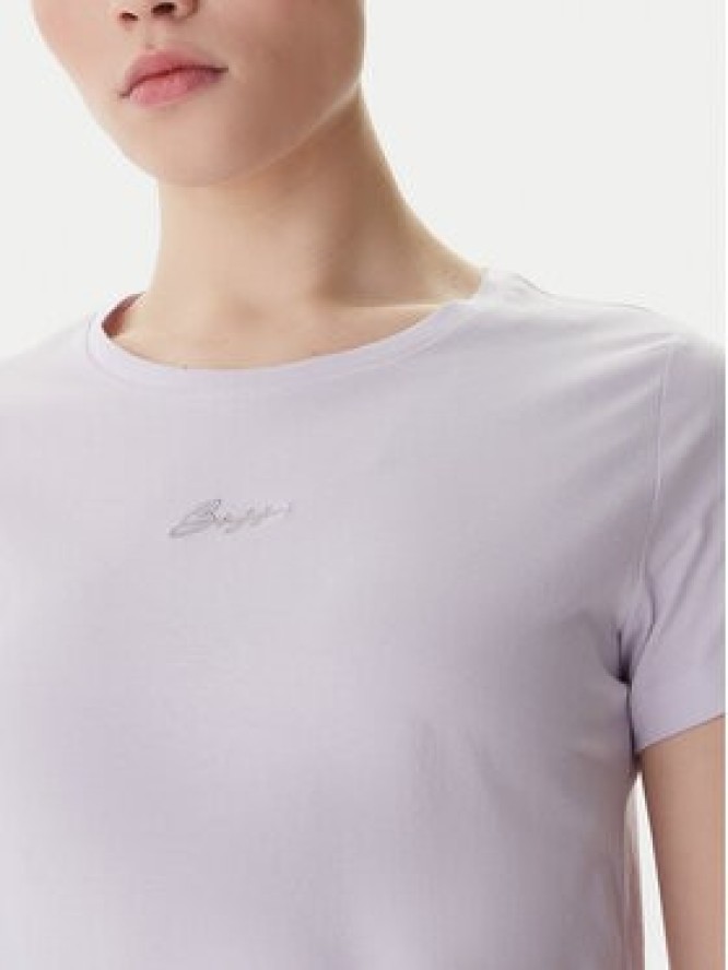 BOSS T-Shirt Elove 50554696 Fioletowy Slim Fit