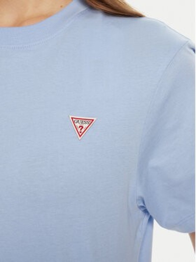 Guess Jeans T-Shirt W4YI05 K8HM0 Niebieski Regular Fit