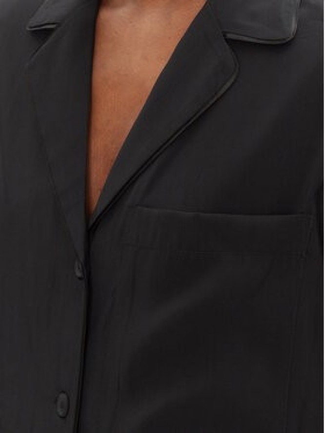 ACCESS FASHION Koszula 53-7043-405 Czarny Loose Fit