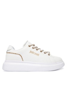 Just Cavalli Sneakersy 79RA3SB1 ZPB59 Biały