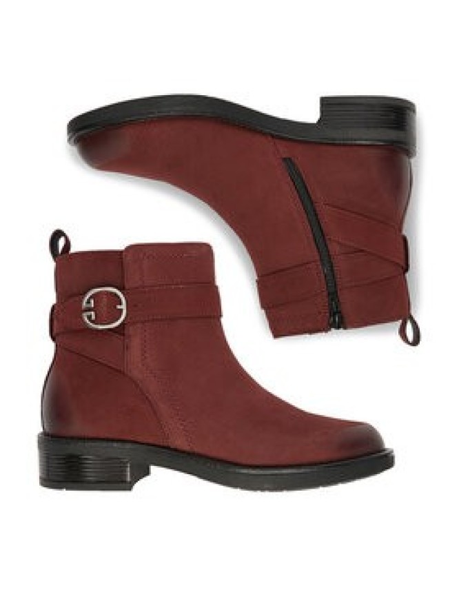 Lasocki Botki CEO-WI23-JIA-03 Bordowy