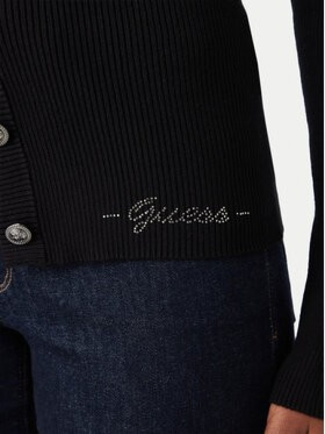 Guess Kardigan W6YR11 Z0950 Czarny Slim Fit