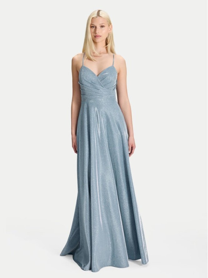 Hey Kyla Sukienka wieczorowa 5AK044HK Błękitny Regular Fit