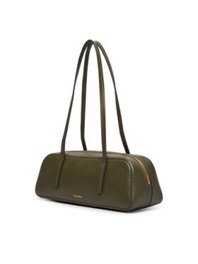 Calvin Klein Torebka Foil Logo Bauletto LV04F3636G Zielony ciemny
