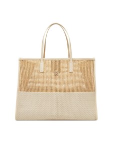Tommy Hilfiger Torebka Th City Summer Tote Woven AW0AW17640 Beżowy