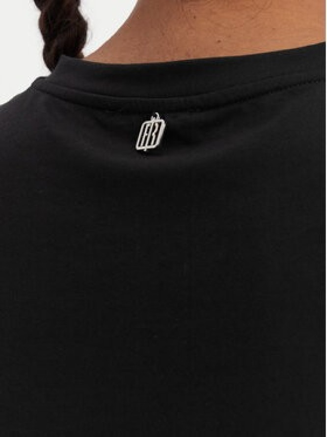 Fracomina Bluzka FR26ST3035J40101 Czarny Regular Fit