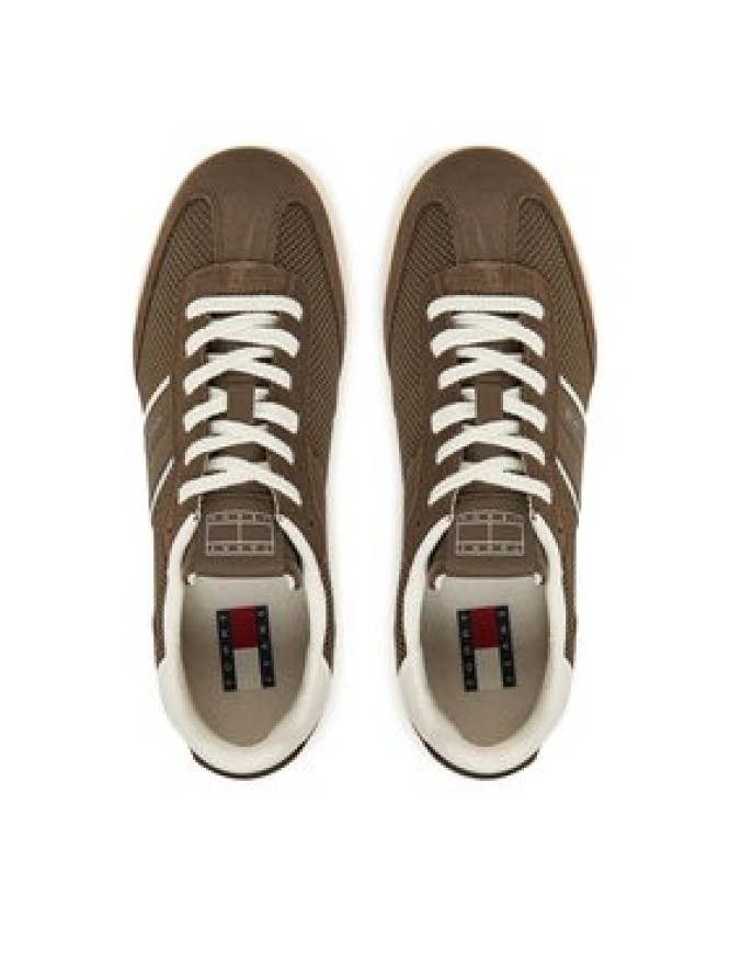 Tommy Jeans Sneakersy Tjw Low Profile Runner EN0EN02862 Brązowy