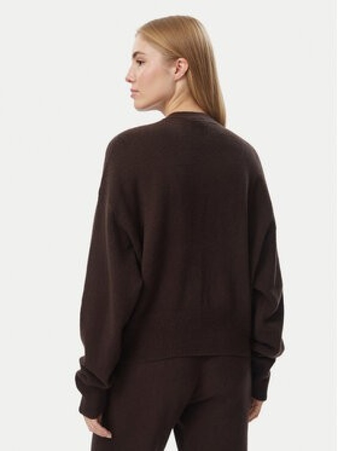 adidas Kardigan Essentials IA4455 Brązowy ciemny Loose Fit
