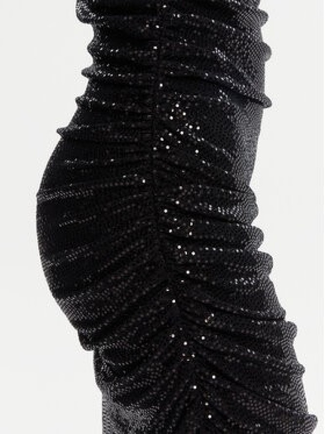 Versace Jeans Sukienka koktajlowa Side Curly Plachet D 79HAO909 Czarny Slim Fit