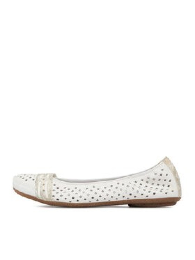Rieker Baleriny CEO-41430-81 Biały