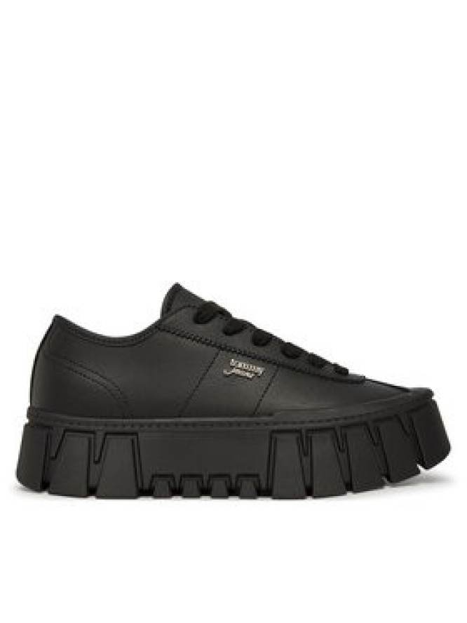 Tommy Jeans Sneakersy Tjw Platform Sneaker Leather Lc EN0EN03165 Czarny