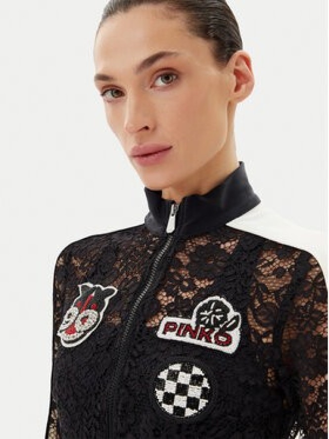 PINKO Kardigan 105255 A2ML Czarny Regular Fit