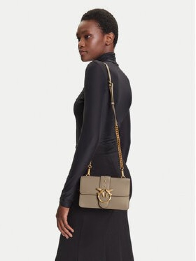 PINKO Torebka Love One Mini ST.CL Al 25-26 PLTT 105856 A0F1 Szary