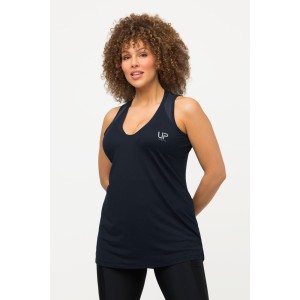 Damskie Top funkcyjny szybkoschnący dekolt w szpic bez rękawów