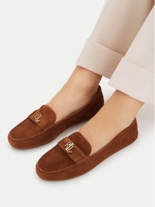 LAUREN RALPH LAUREN Mokasyny Barnsbury 802821629032 Brązowy