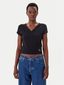 Calvin Klein Jeans T-Shirt LV047C910G Czarny Regular Fit