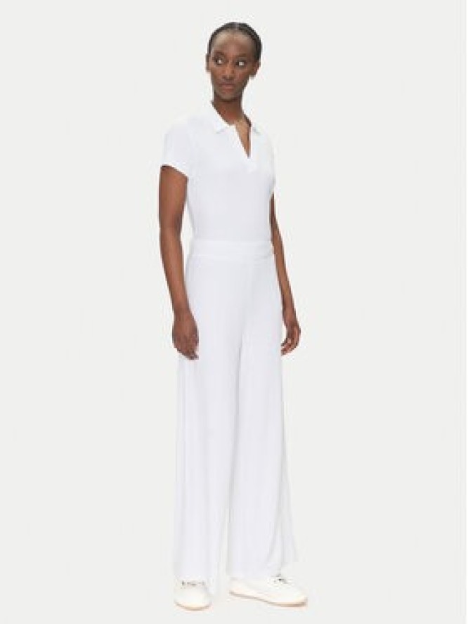 EA7 Emporio Armani Spodnie materiałowe 7W000165 AF12654 U0002 Biały Regular Fit